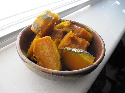 Japanese Kabocha no Nimono (Simmered Pumpkin) Recipe