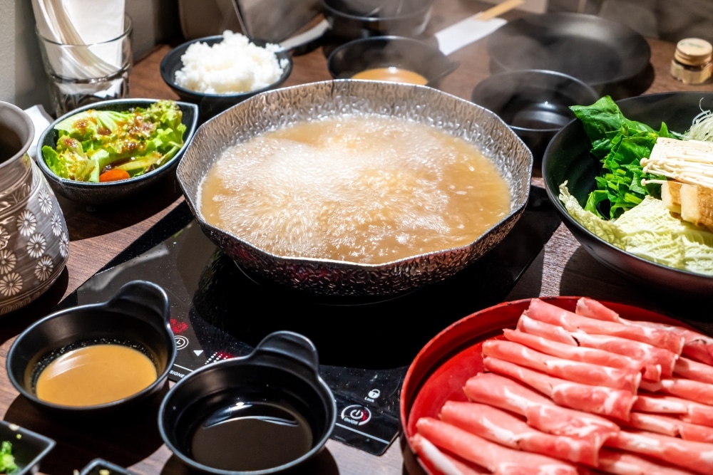 Japanese Shabu Shabu and Sukiyaki