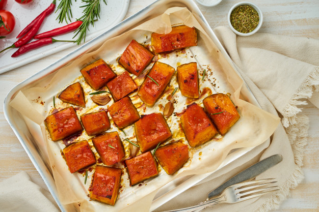 roasted kabocha squash