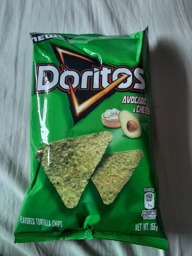 Doritos chips avocado flavor from sugoi mart